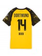 Borussia Dortmund Maximilian Beier #14 Heimtrikot für Frauen 2025-26 Kurzarm Borussia Dortmund Maximilian Beier #14 Heimtrikot für Frauen 2025-26 Kurzarm
